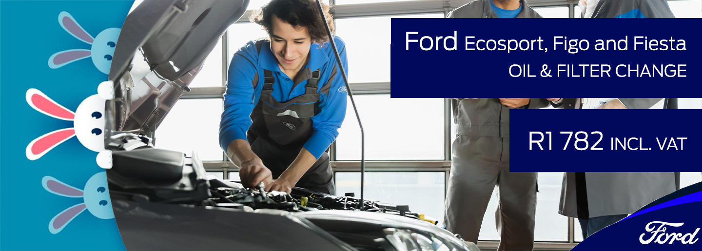 Ford Figo, Ecosport, Fiesta Oil and Filter change banner 0