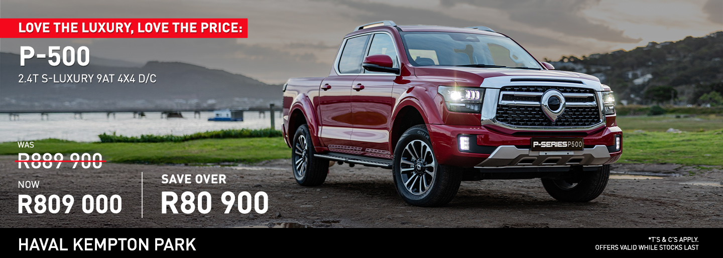 GWM P-500 2.4T S-Luxury 9AT 4x4 DC banner