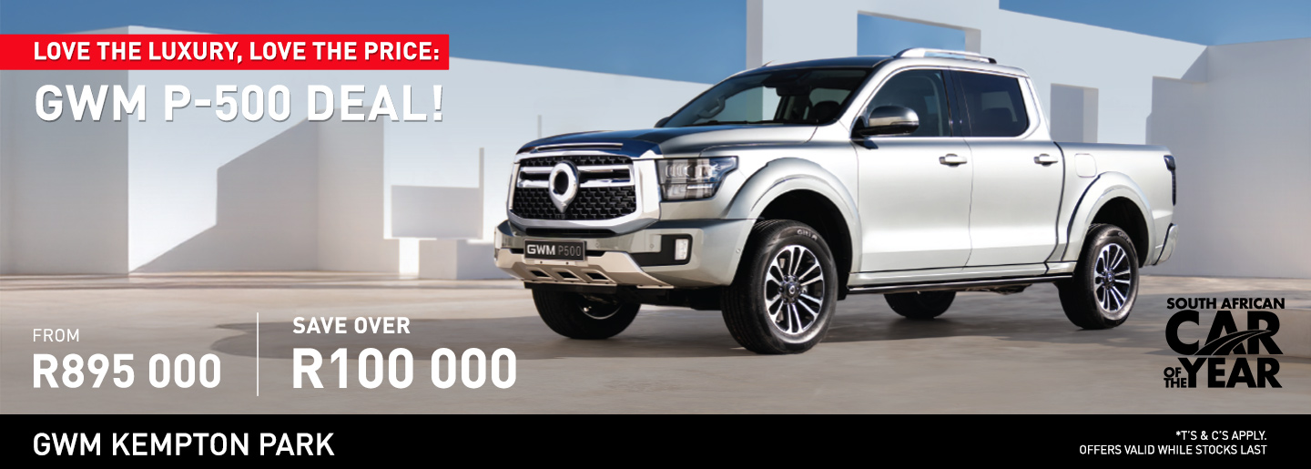 GWM P-500 Deal banner