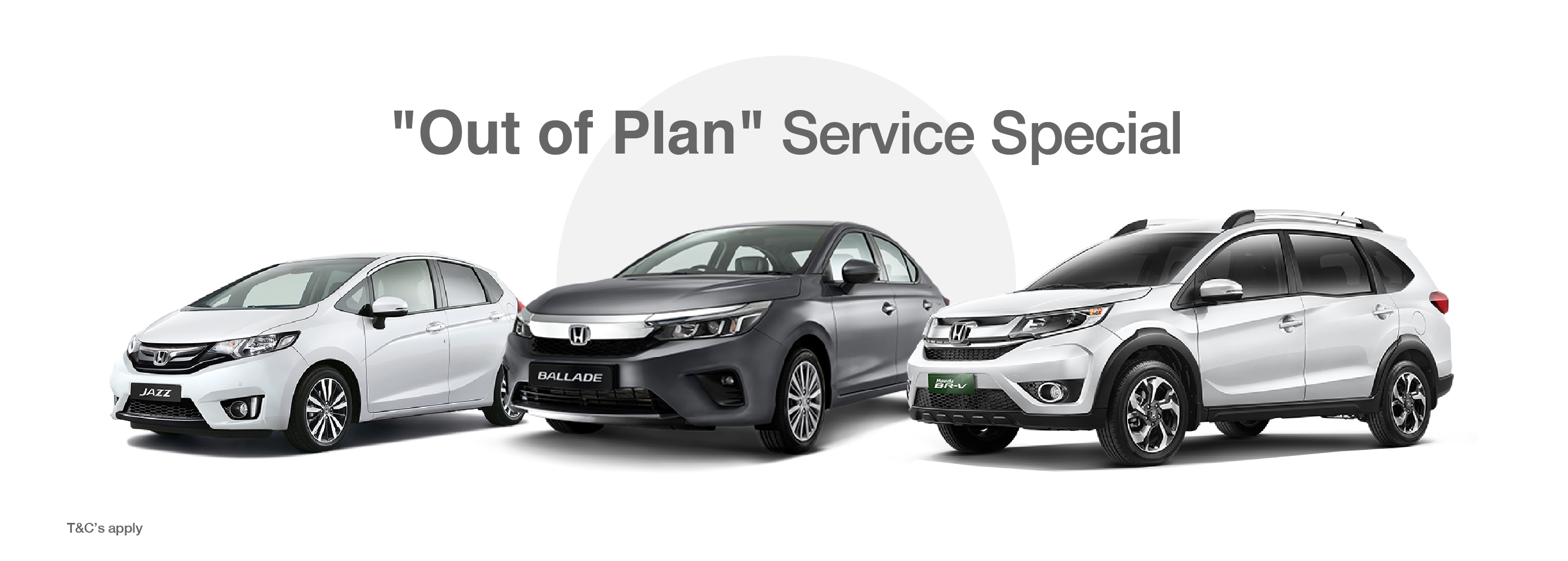 Out of Plan Service Special banner