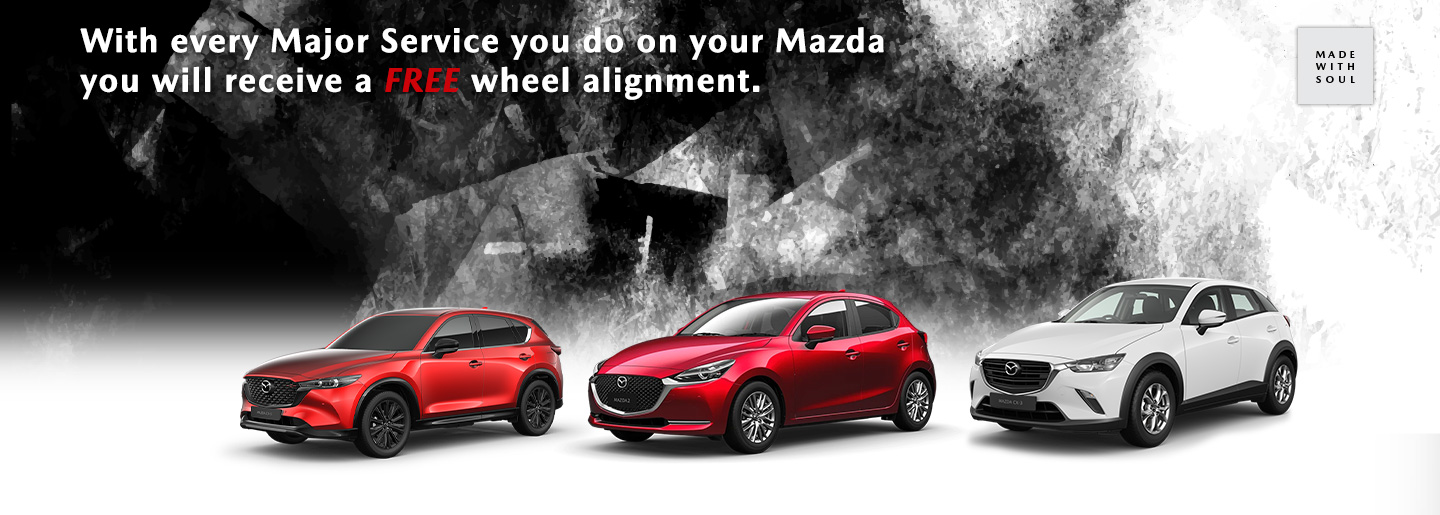 Mazda Wheel Alignment banner