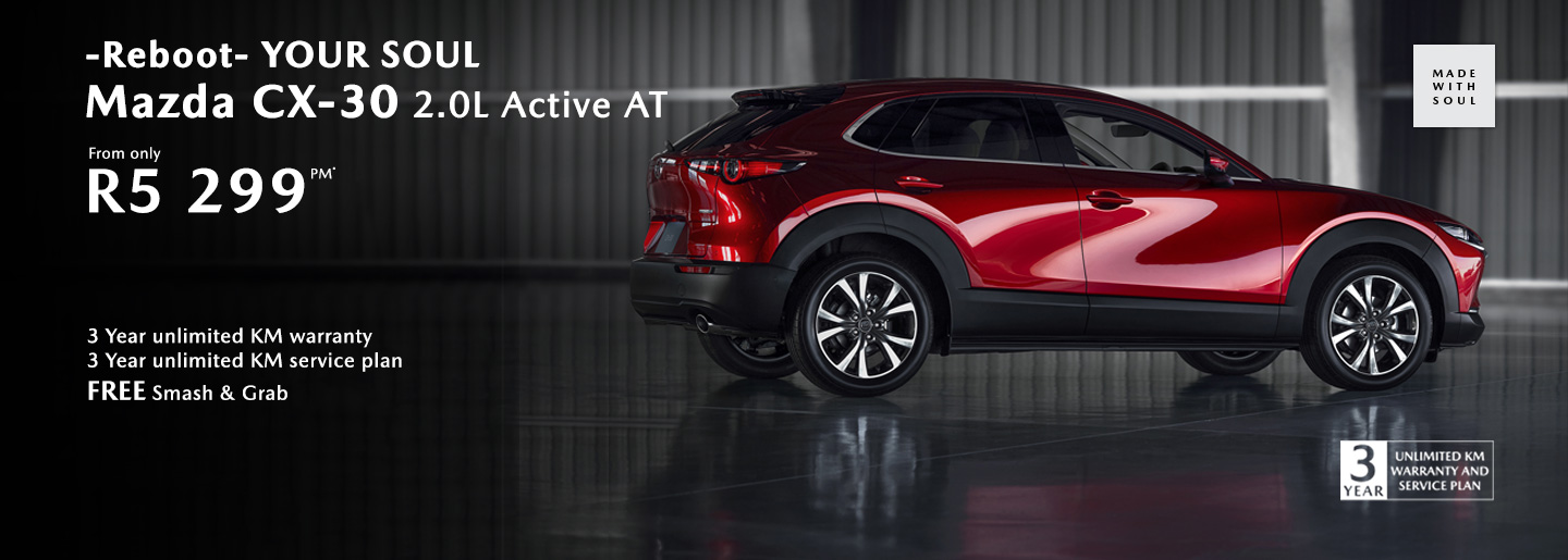 Reboot your soul with the Mazda CX-30  banner