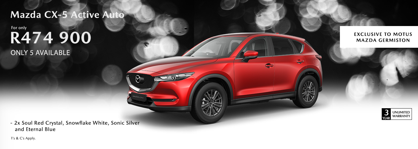 CX5 Active Auto for only R474 900  banner