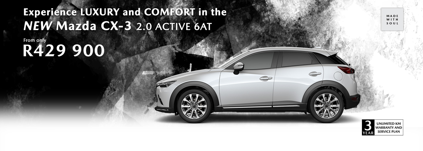 Mazda CX-3 2.0 Dynamic A/T  banner