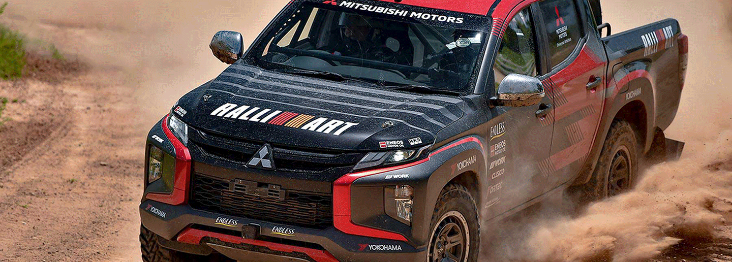 Team Mitsubishi Ralliart Conducts Endurance Tests of the Triton Rally Car video-banner
