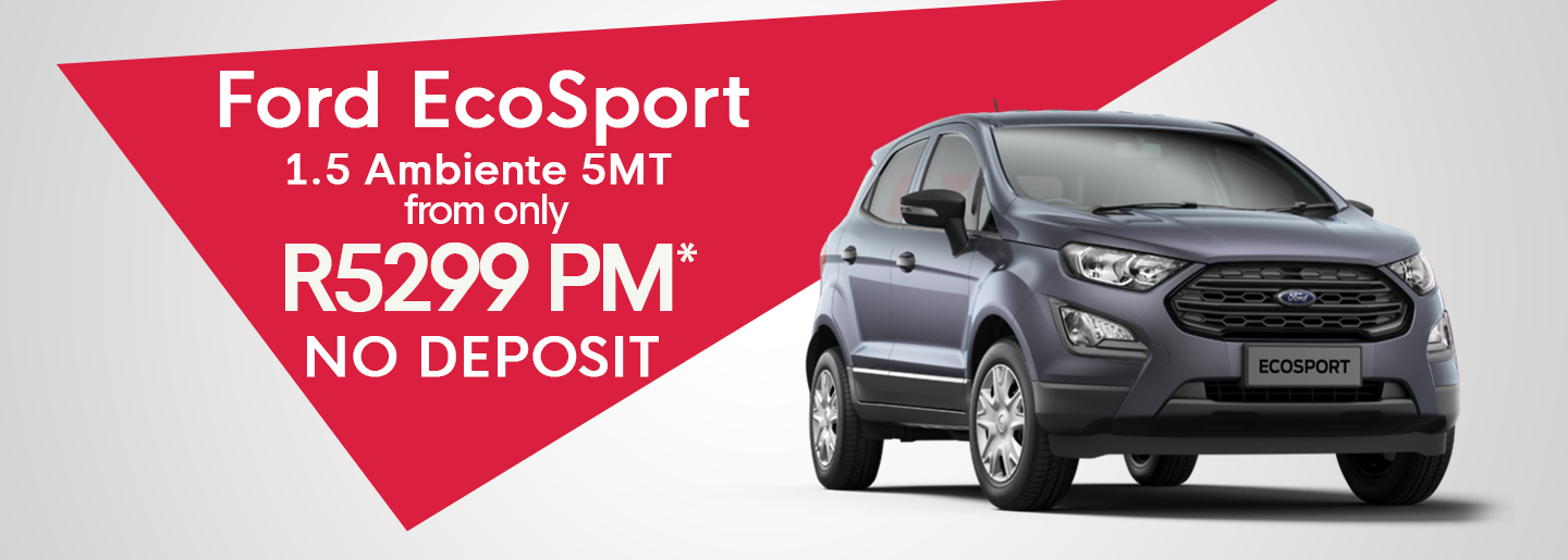 Ford Ecosport 1.5 Ambient SMT From R5299pm  promo image alt