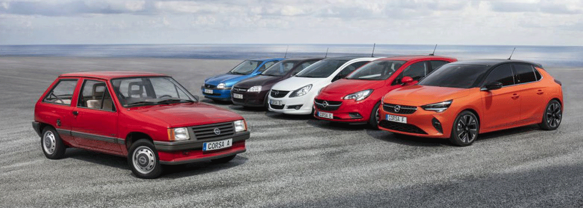 Opel Corsa celebrates 40th anniversary