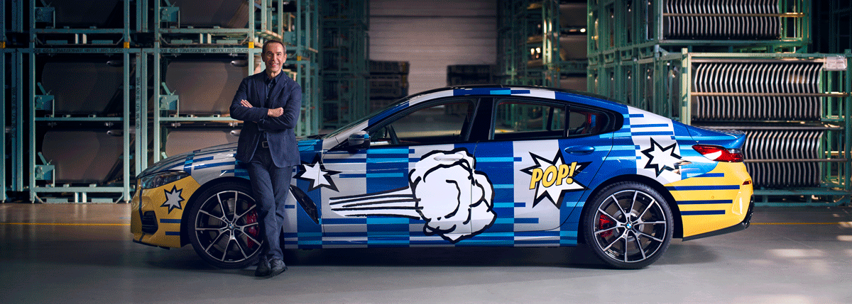 Jeff Koons gives the BMW 8-series the art car treatment