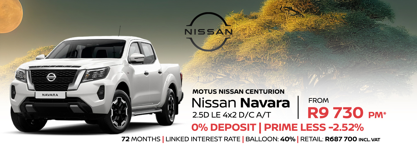 Nissan Navara 2.5D 4x2 LE A/T Double Cab banner