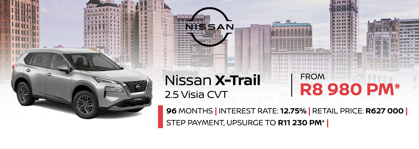 The X-Trail 2.5 Visia CVT banner